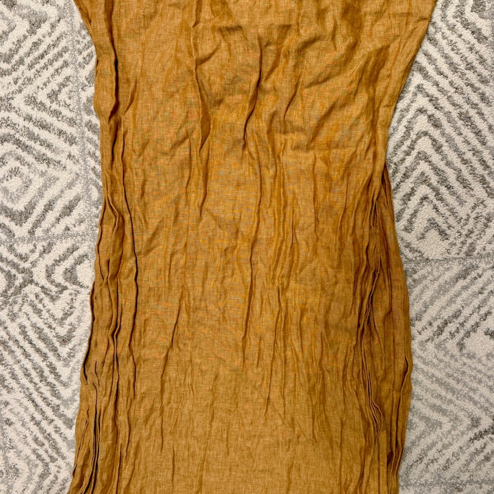 Sakura Bloom Basics Linen Ring Sling - Amber/Gold - EUC